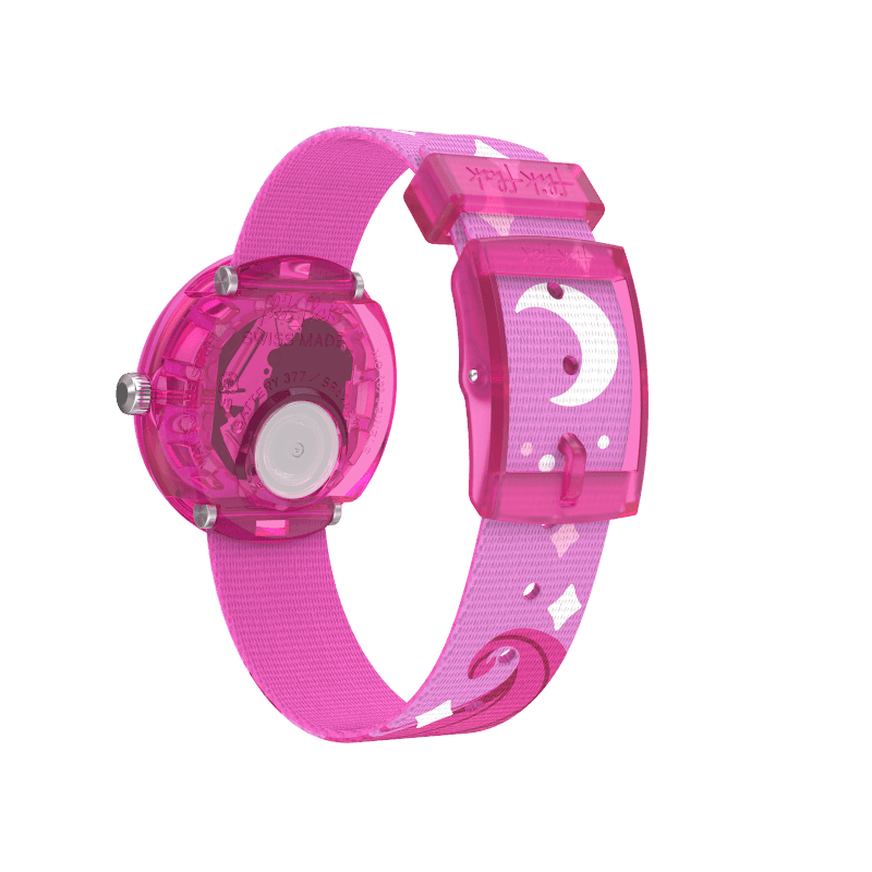 Orologio Bambina Swatch Flik Flak Dreaming Unicorn Quarzo Solo Tempo Rosa  ZFBNP195