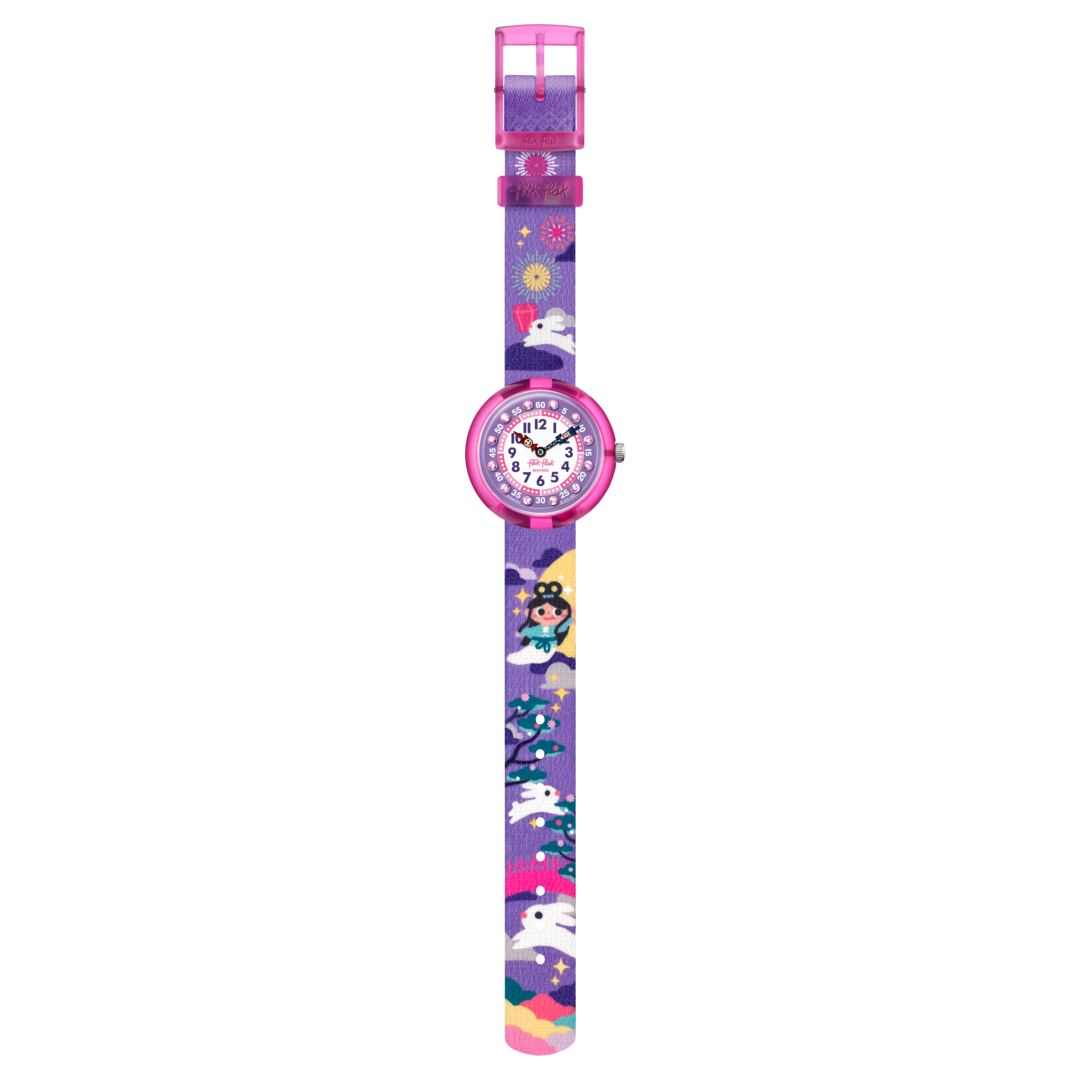 Orologio Flik Flak Tales From The World – Chang'e And The Jade Rabbit, Per Bambini, Cassa In Plastica Bio, Cinturino Riciclato - 5