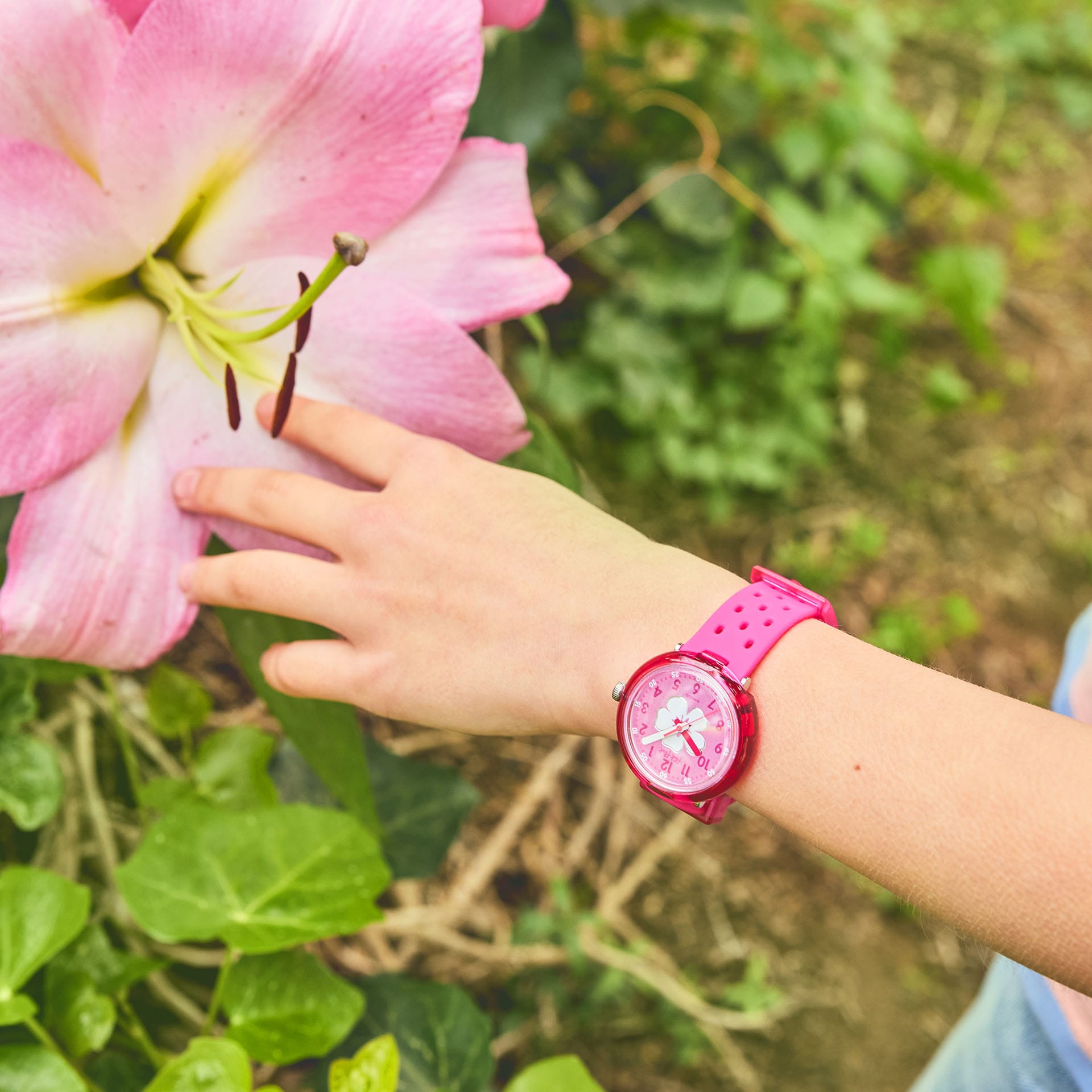 FIZZ IN HIBISCUS - Kid's watch | Flik Flak® Official Online Store