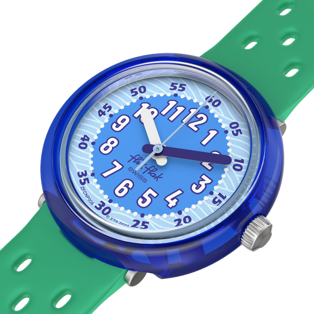 ファミチキ flk042119 FIZZ IN WAVES - Kid's watch | Flik Flak® United States