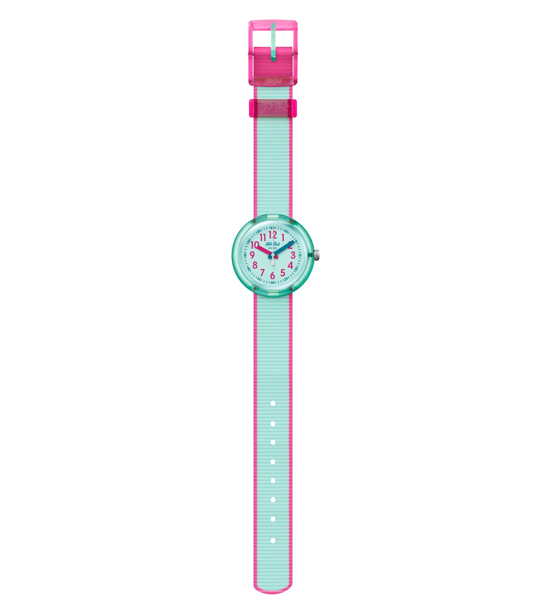 Swatch Rossiya Flik Flak Power Time Color Blast Turquoise Fpnp046