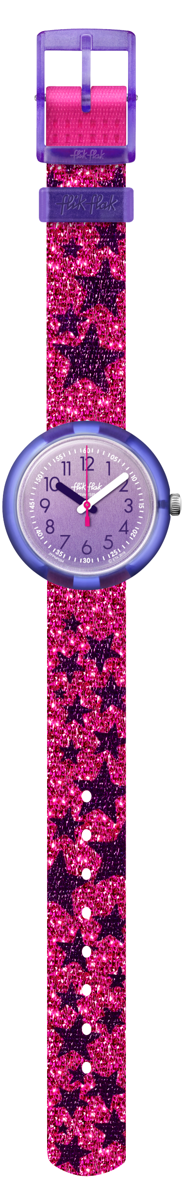 Swatch Rossiya Flik Flak Power Time Glitter Stars Fpnp054