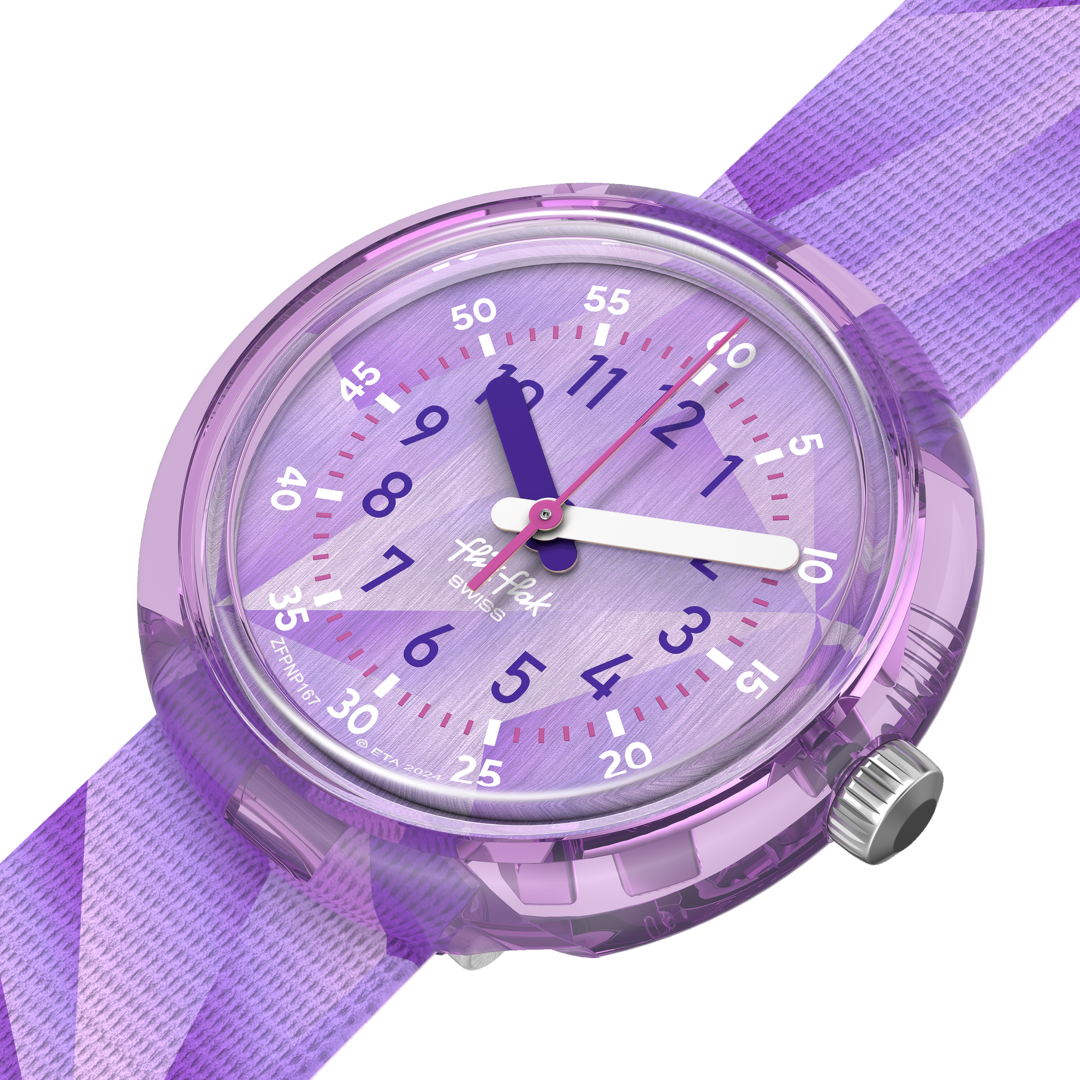 フクナガフミ PURPLE PRISM - Kid's watch | Flik Flak® Official Online Store