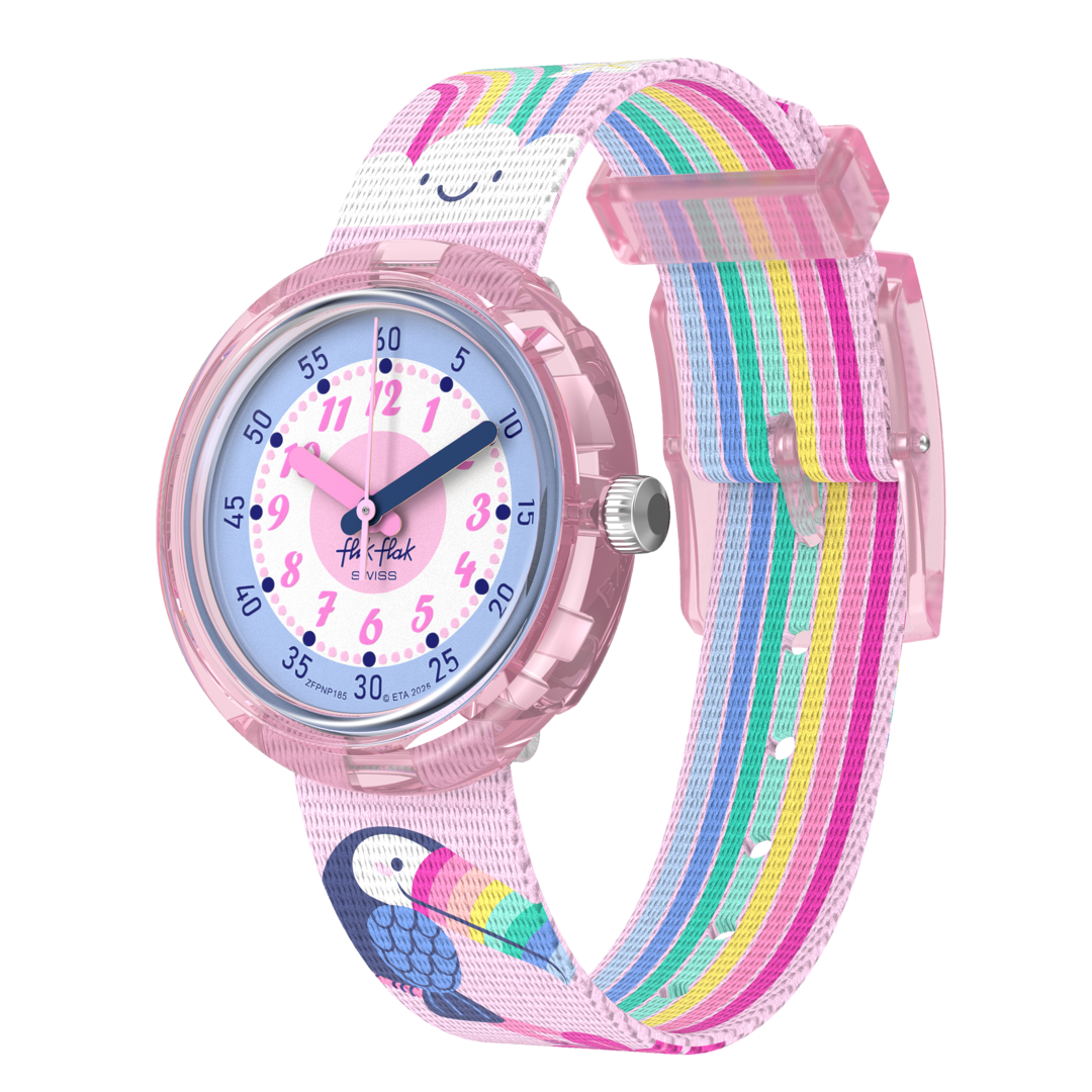 ｔｗｉｎｋｌｅ リボンリース時計 TOUCANS TREASURES - Kid's watch | Flik Flak® United States