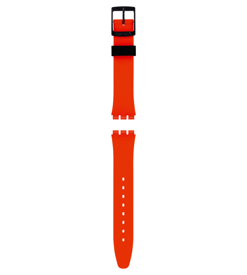 "GENT RED SILICONE STRAP" Image #0