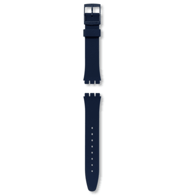 "GENT DARK BLUE SILICONE STRAP" Image #2