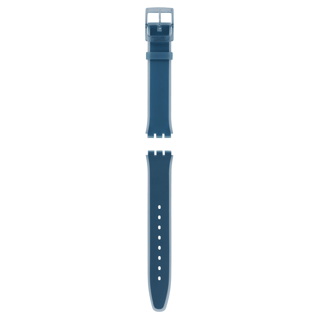 SKIN BLUE SILICONE STRAP ACSFS103 Swatch Singapore