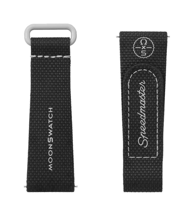 View of product MOONSWATCH BLACK/GREY RUBBER