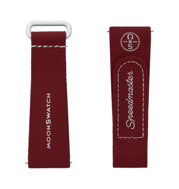 "MOONSWATCH BORDEAUX/LIGHT GREY RUBBER" Image #2