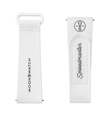 "MOONSWATCH WHITE/WHITE RUBBER" Image #2
