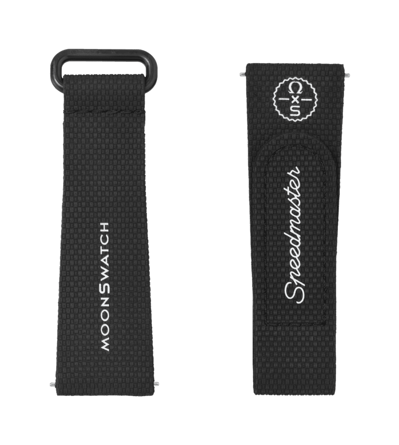 View of product MOONSWATCH BLACK/BLACK RUBBER