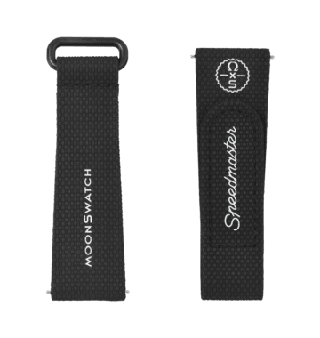 "MOONSWATCH BLACK/BLACK RUBBER" Image #2