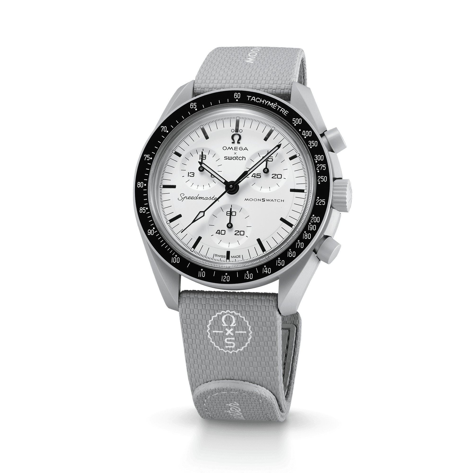 "MOONSWATCH GREY/GREY RUBBER" Gallery Image #4