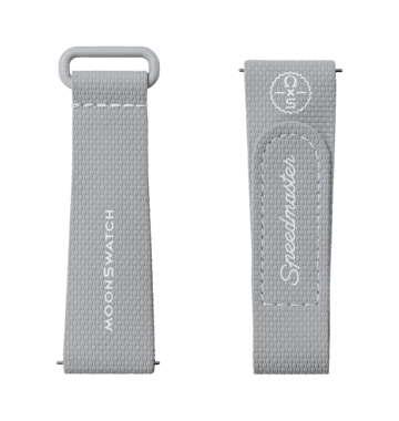 "MOONSWATCH GREY/GREY RUBBER" Image #2