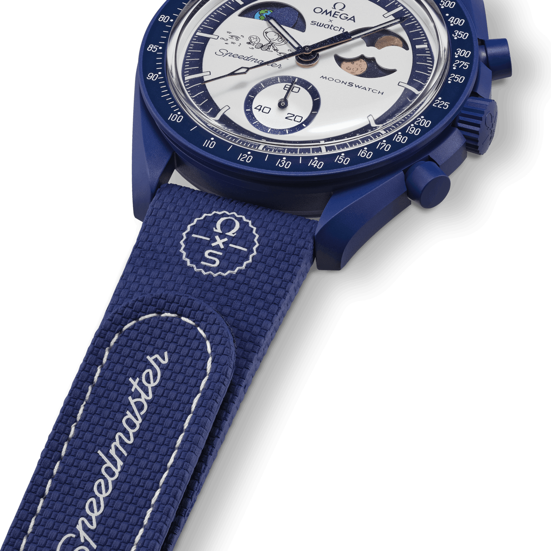 MoonSwatch rubber strap for MISSION TO EARTHPHASE - MOONSHINE GOLD