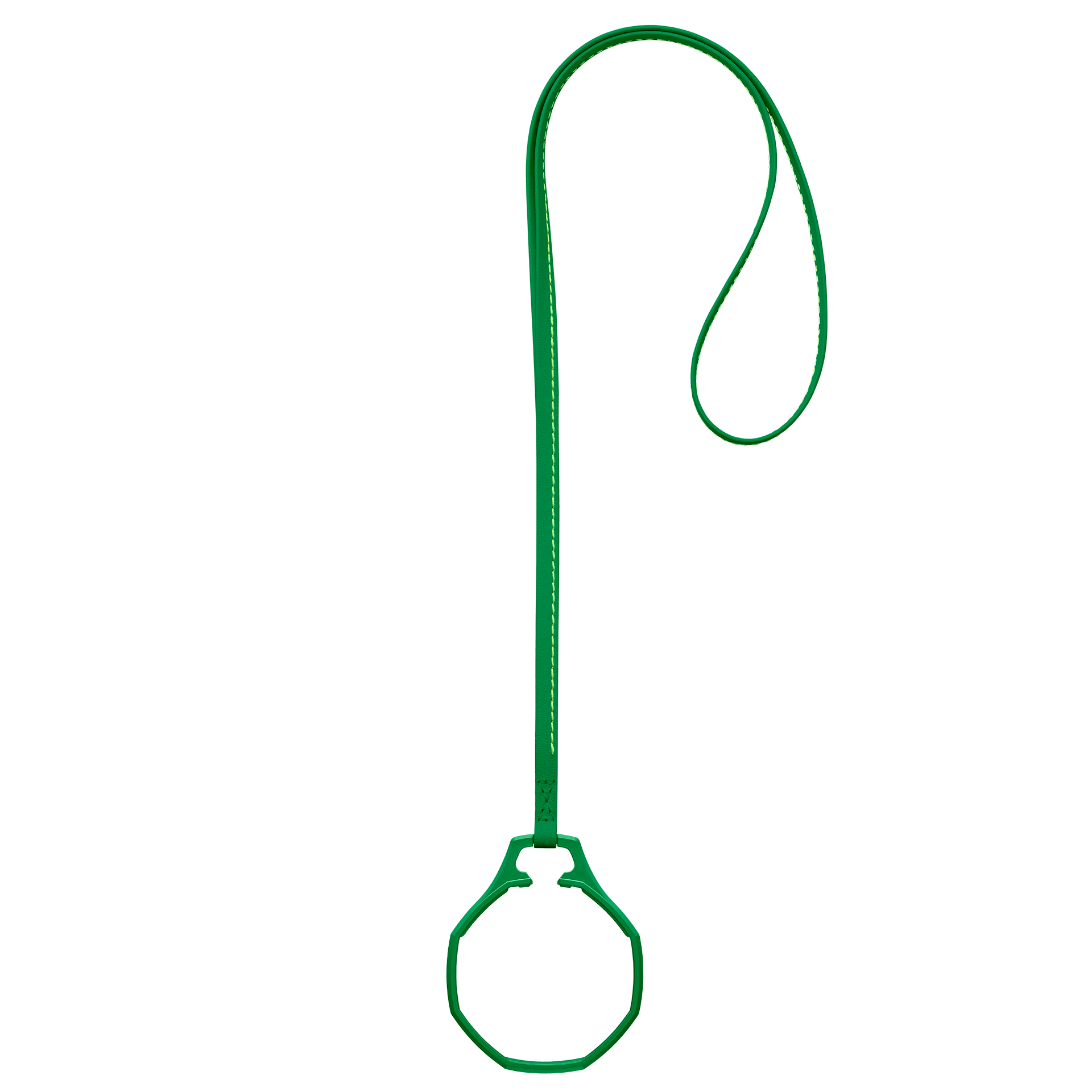 Royal Pop Leren Lanyard — Green Eight — 3