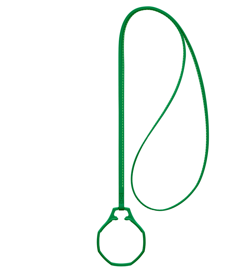 "ROYAL POP / LEATHER LANYARD GREEN EIGHT" Gallery Image #1