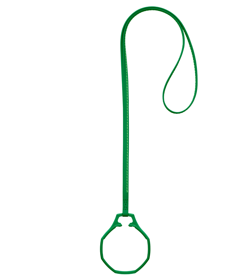 View of product ROYAL POP / LEATHER LANYARD GREEN EIGHT