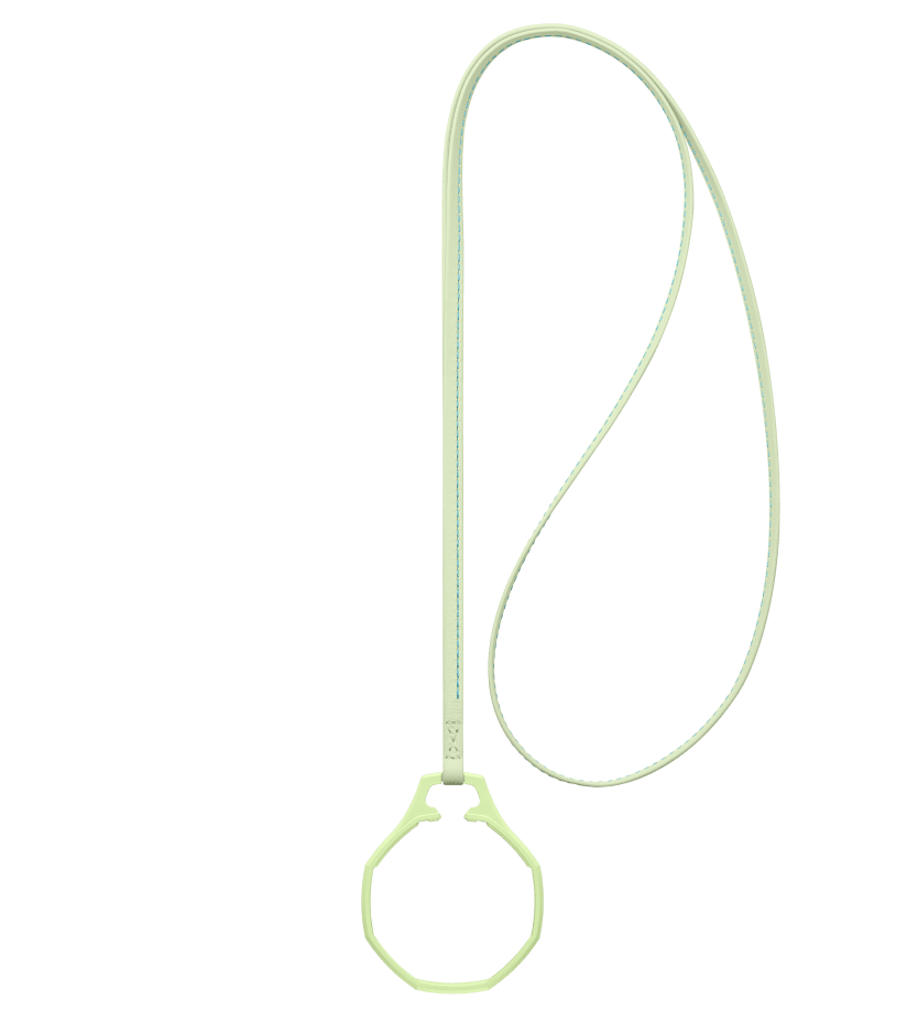 View of product ROYAL POP / LEATHER LANYARD BLAUE ACHT