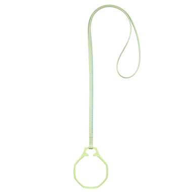 "ROYAL POP / LEATHER LANYARD BLAUE ACHT" Image #2