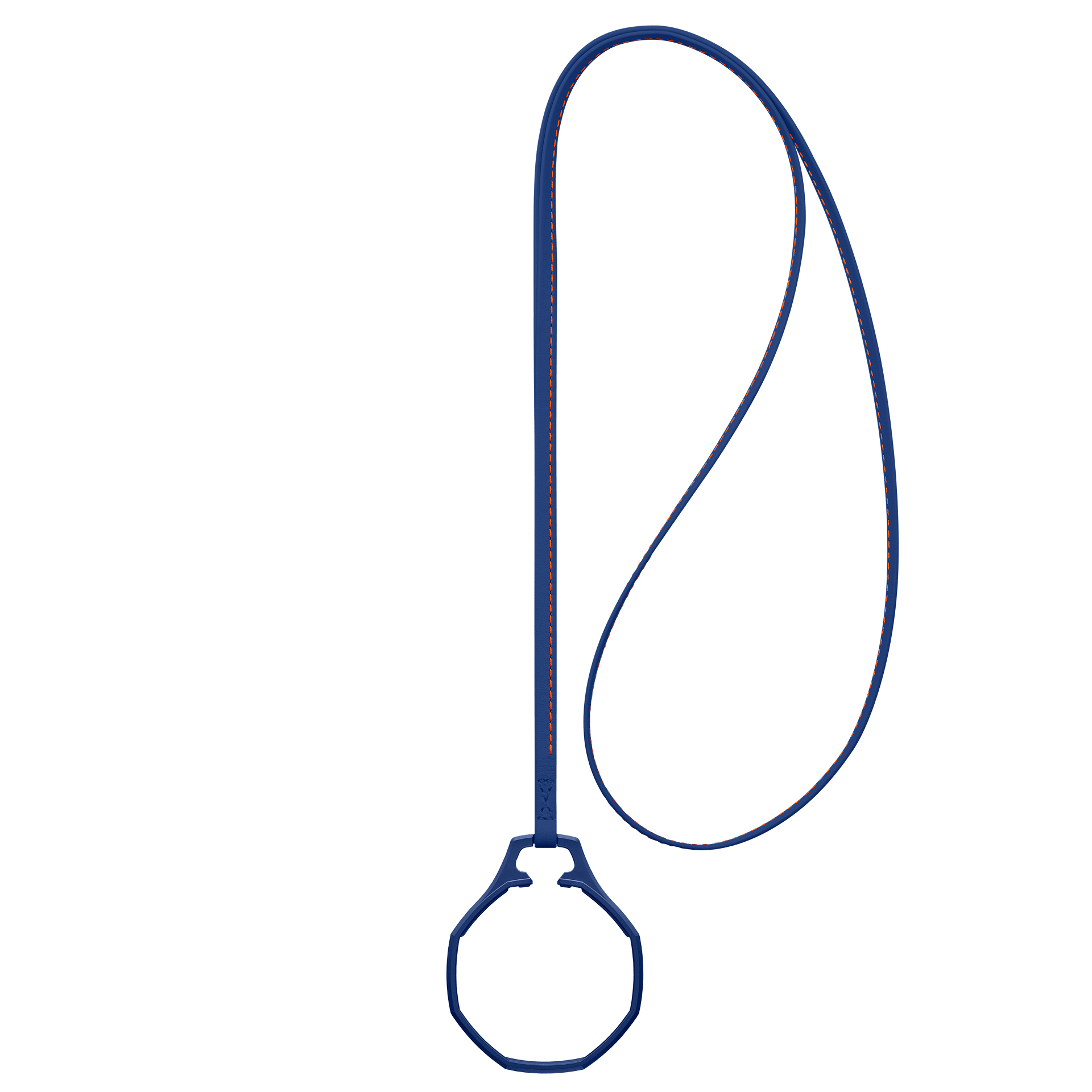 "ROYAL POP / LEATHER LANYARD ORENJI HACHI" Gallery Image #1