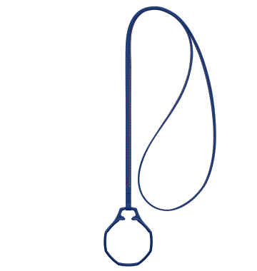 "ROYAL POP / LEATHER LANYARD ORENJI HACHI" Image #2