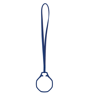 "ROYAL POP / LEATHER LANYARD ORENJI HACHI" Image #2