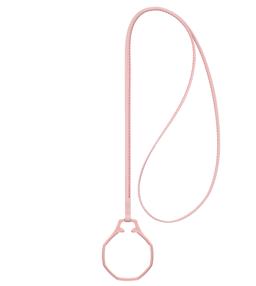 "ROYAL POP / LEATHER LANYARD OTTO ROSSO" Gallery Image #1