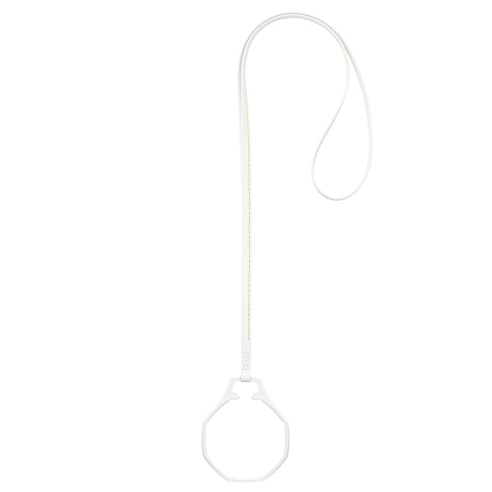 "ROYAL POP / LEATHER LANYARD HUIT BLANC" Gallery Image #1