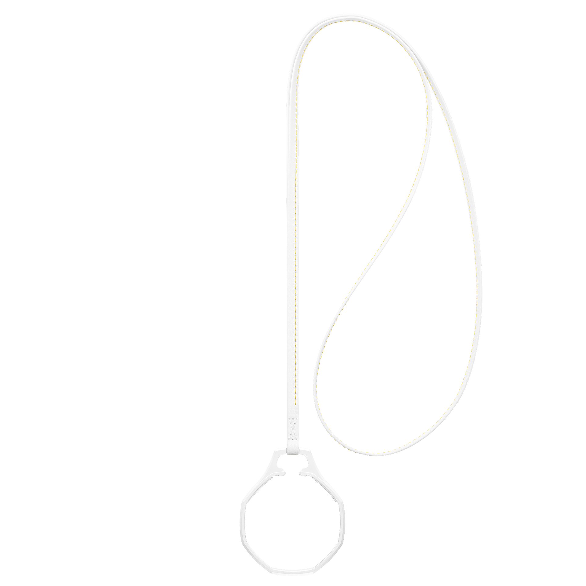 "ROYAL POP / LEATHER LANYARD HUIT BLANC" Gallery Image #1