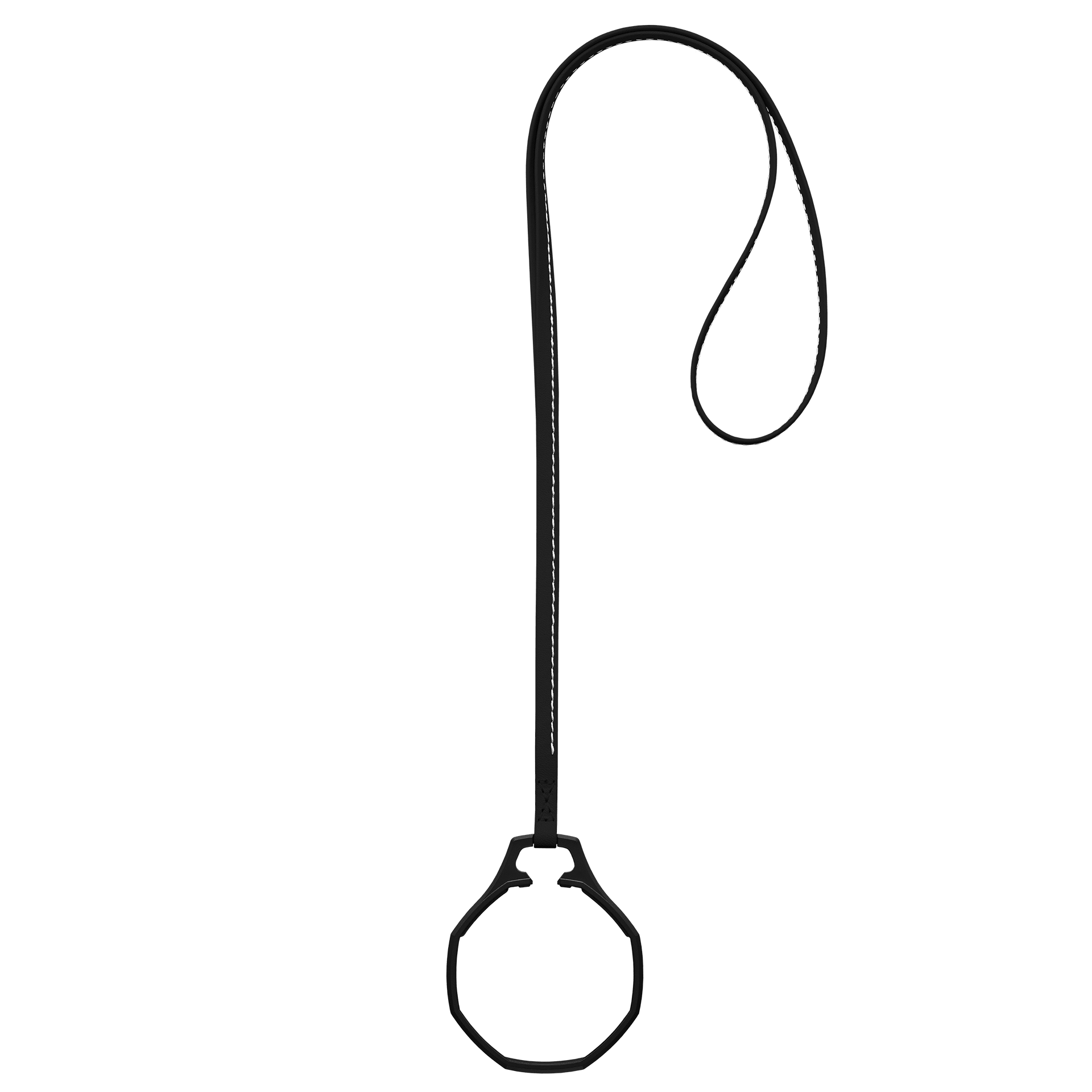 "ROYAL POP / LEATHER LANYARD OCHO NEGRO" Gallery Image #1