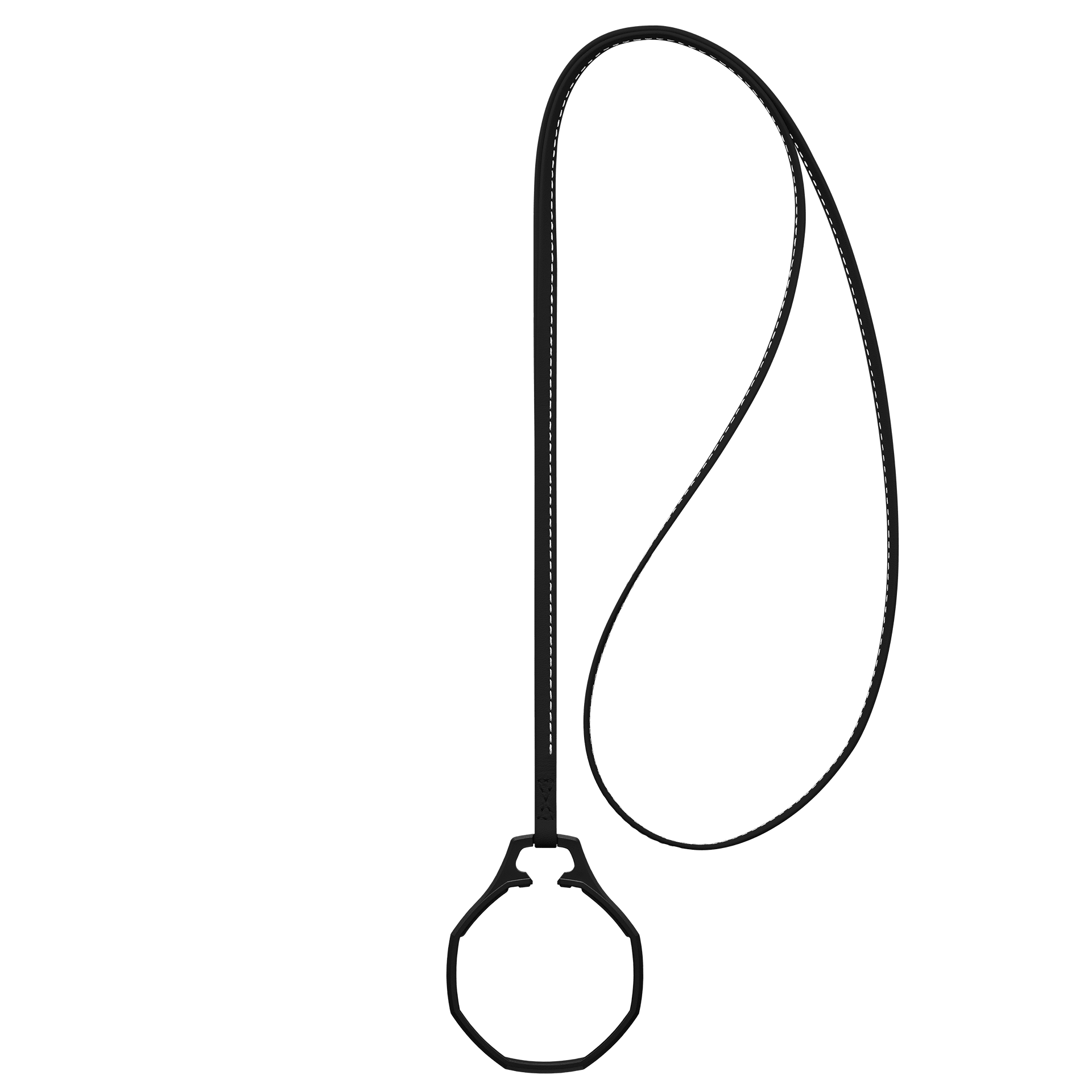 "ROYAL POP / LEATHER LANYARD OCHO NEGRO" Gallery Image #1