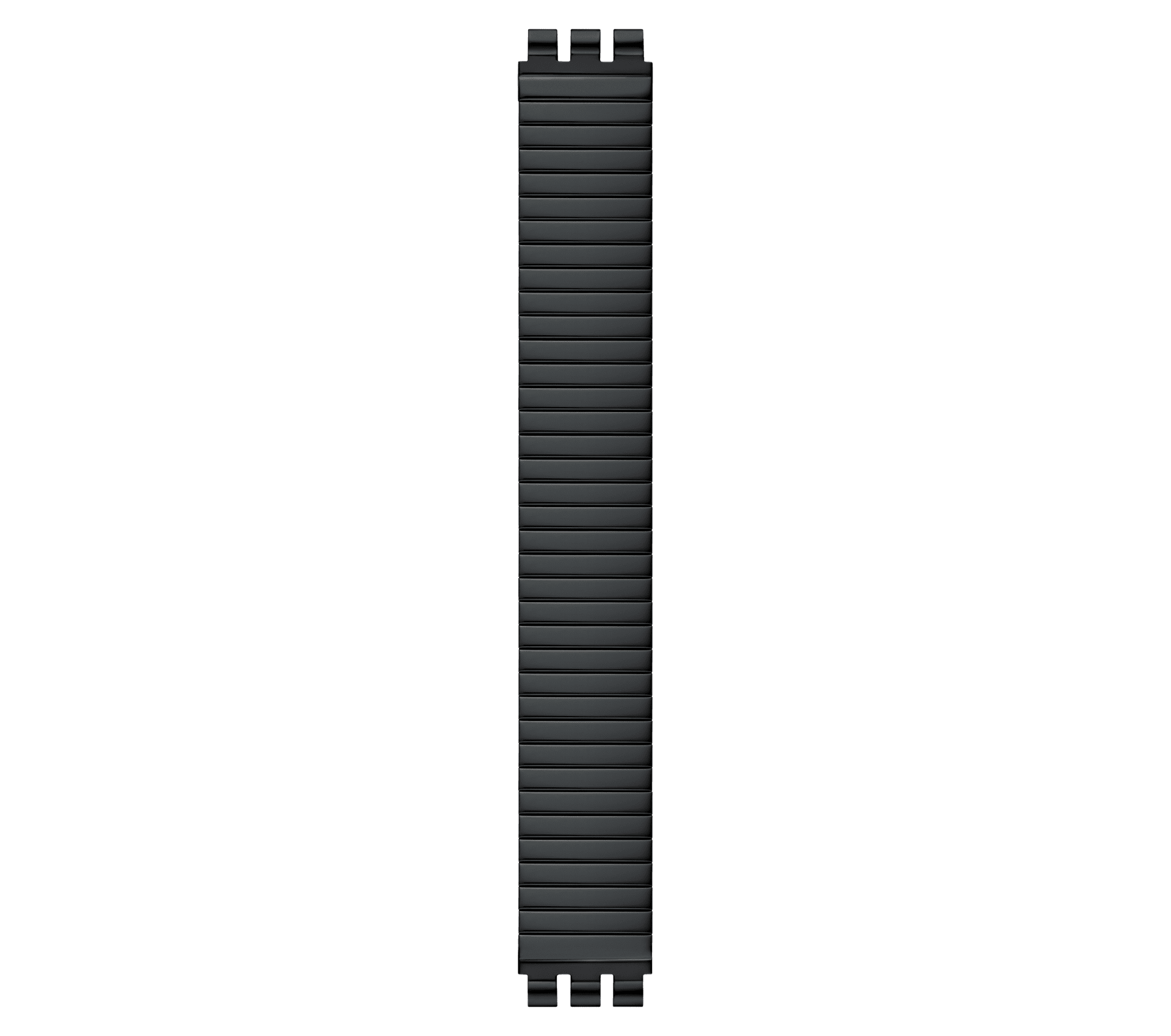 "NEW GENT BLACK ST.STEEL FLEX STRAP SMALL" Gallery Image #1
