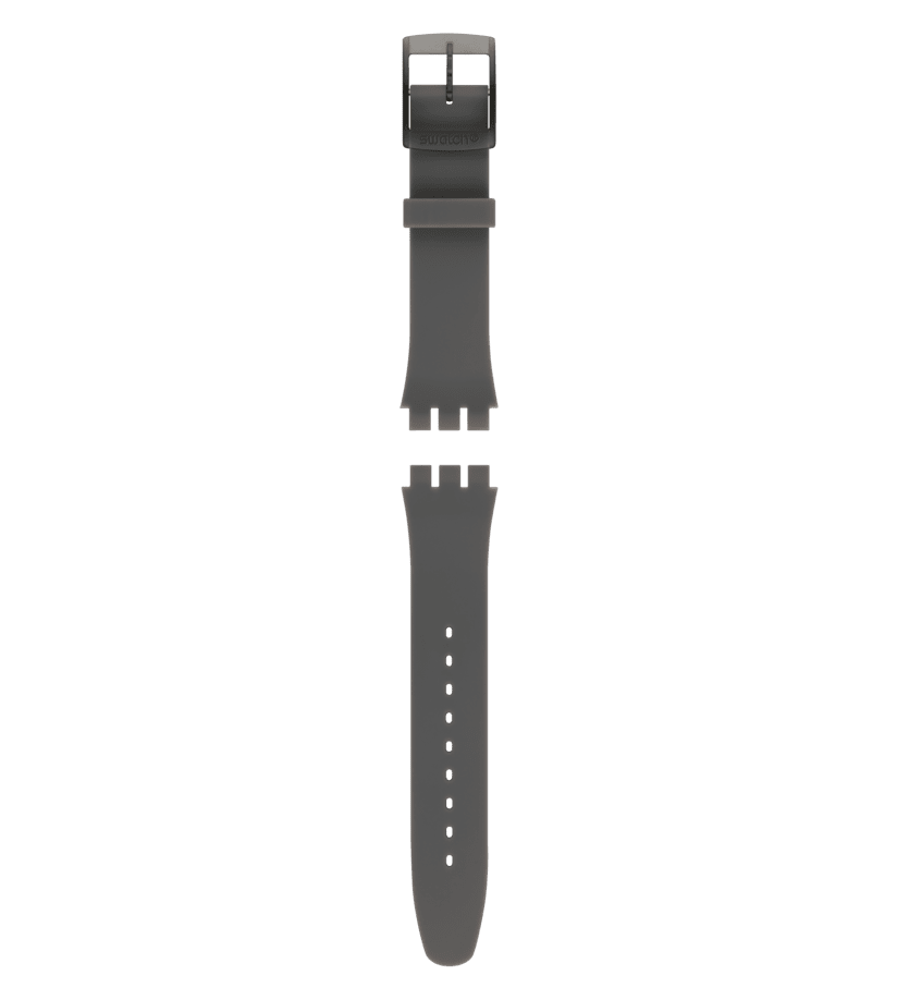 "NEW GENT GREY SILICONE STRAP" Image #0