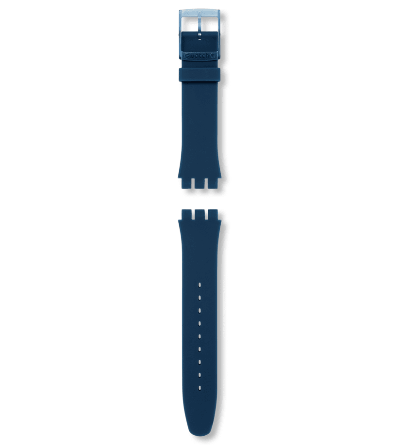 "NEW GENT BLUE SILICONE STRAP" Image #0