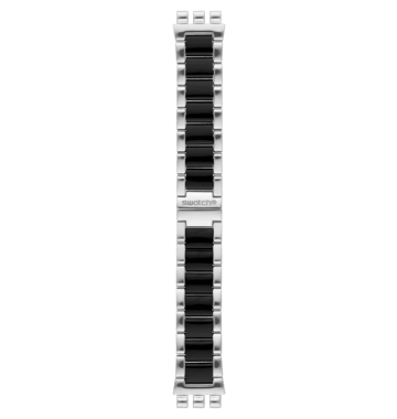 "IRONY N-CHRONO ST.STEEL-BLACK PVD STRAP" Image #2