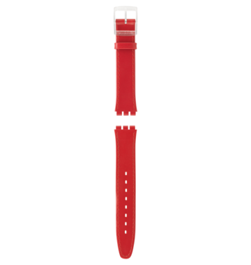 "SKIN RED LEATHER STRAP" Image #2