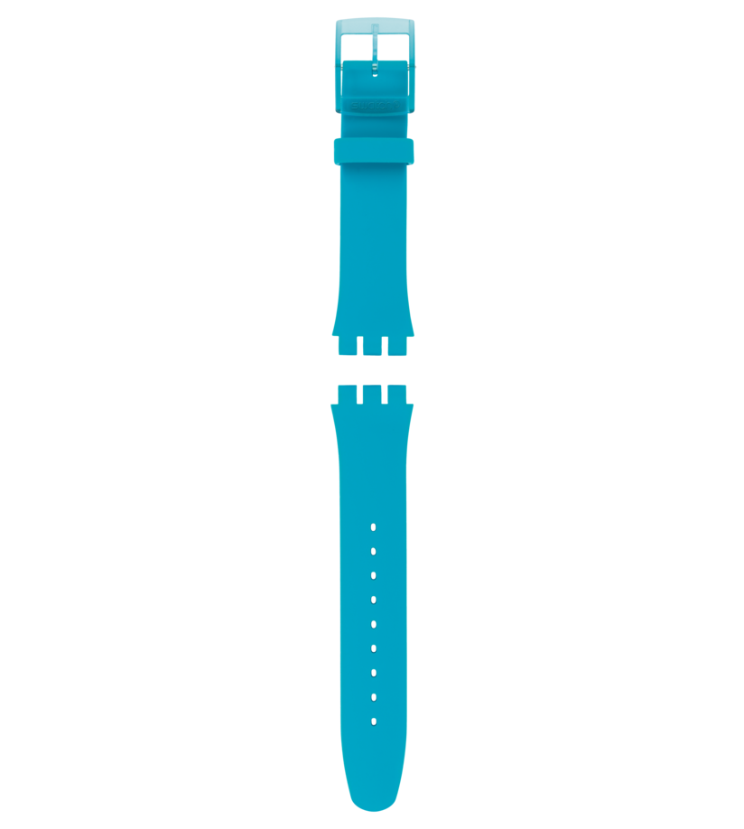 Swatch Plastic - NewGent ASUOL700 SUOL700 Turquoise Rebel Strap