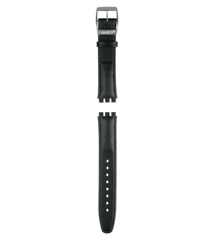 I-BIG STRAP / LEATHER BLACK XL - AYGS006XL - Swatch® Hong Kong