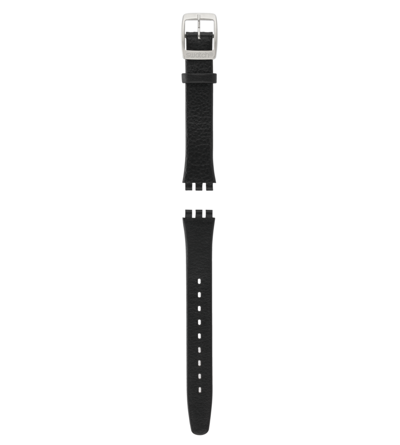 SMOOTHLY BLACK / LEATHER STRAP