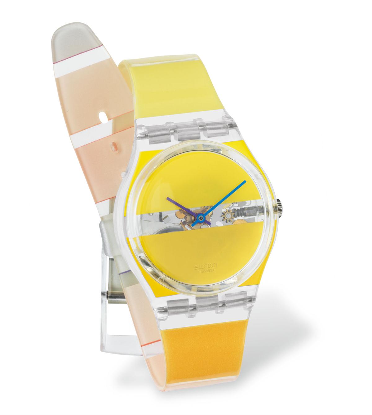 YELLOW PAINTED TIME - GK380