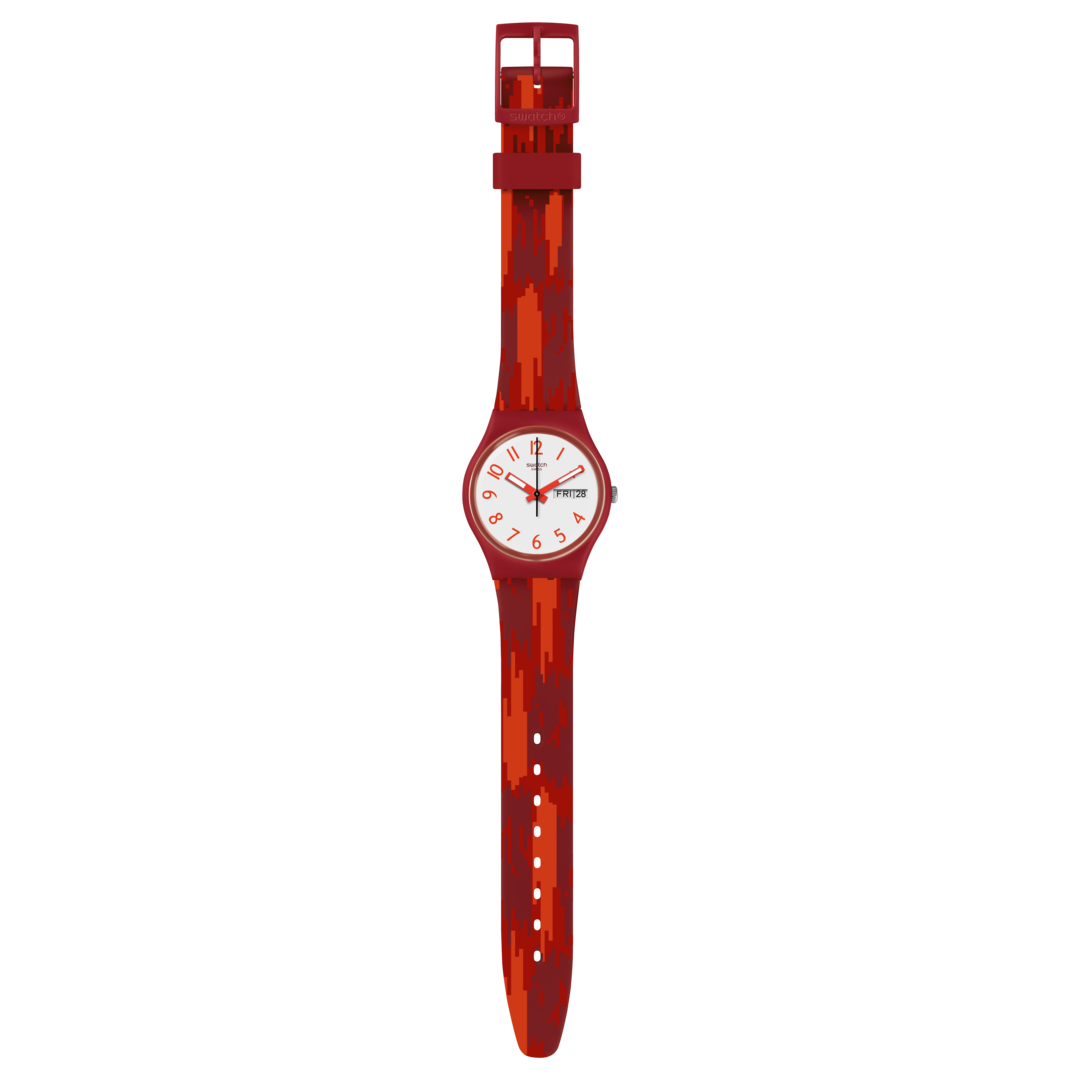 Swatch красные. Часы Swatch gr171. Наручные часы Swatch gg711. Часы Swatch gr179. Swatch красная площадь, 3 фото.