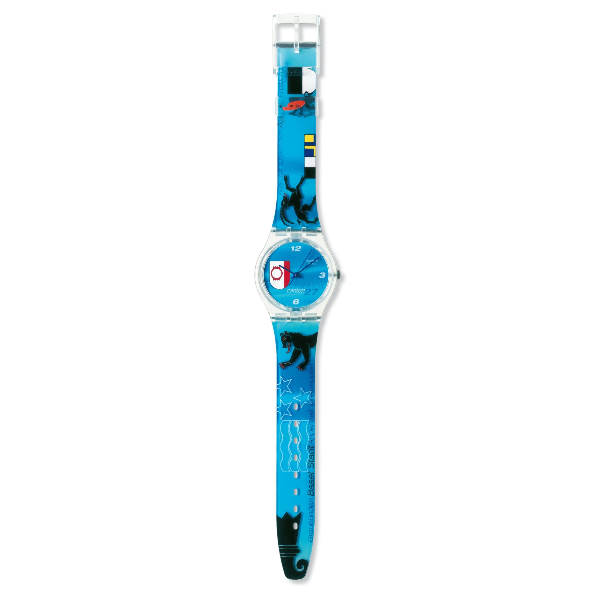 27 STE KANTON SWATCH BLEUE "27 STE KANTON SWATCH BLEUE" Gallery Image #1