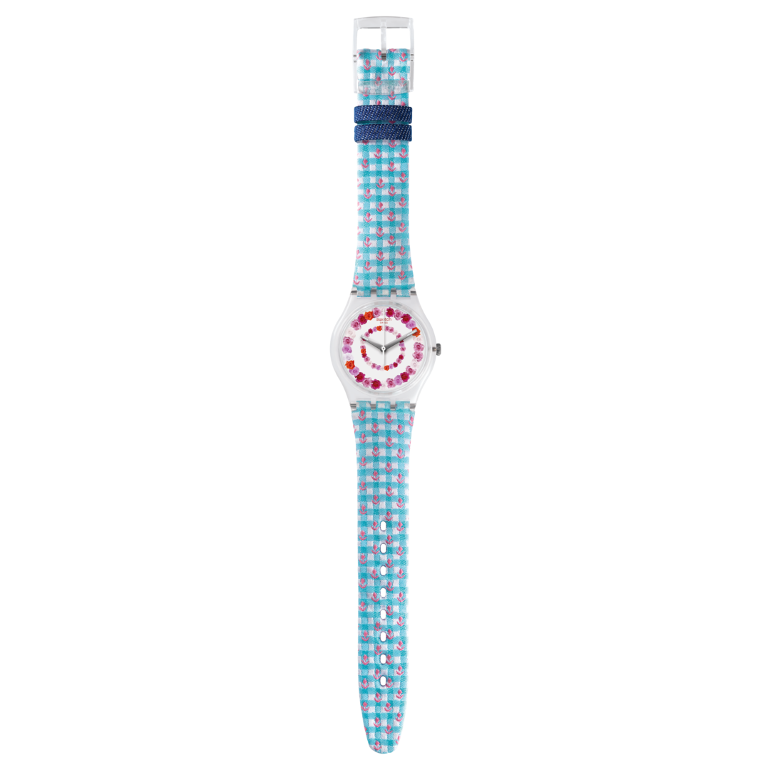 Swatch Watch Roses4u 2015 2024 Valentines Leather Band Battery & Case Included GZ291