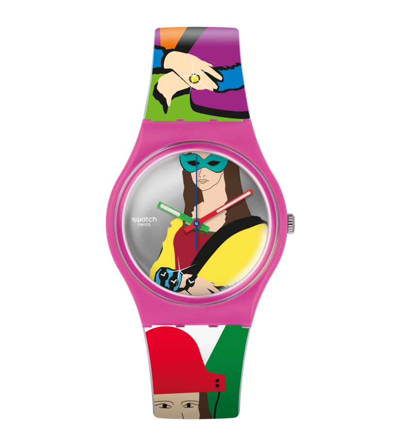 swatch women's digital watch