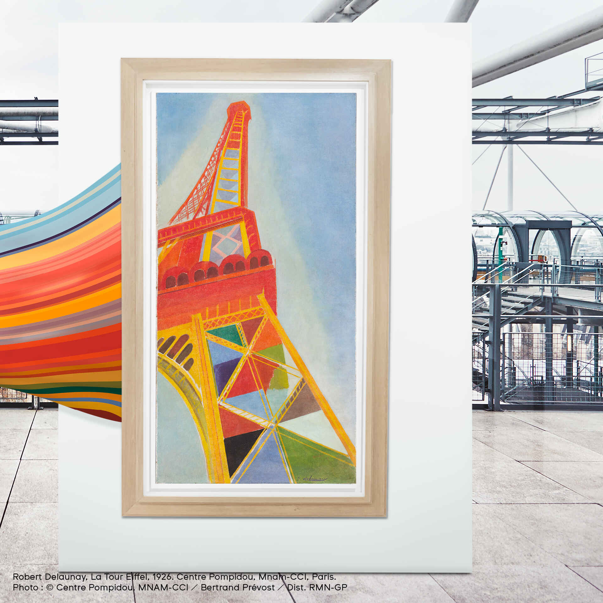 EIFFEL TOWER, BY ROBERT DELAUNAY