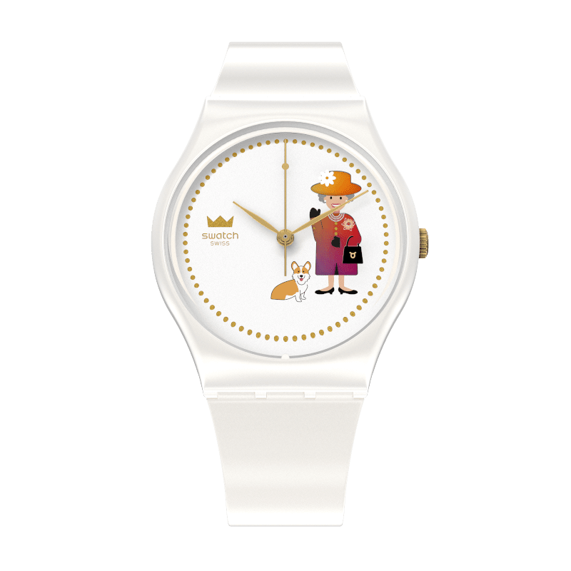 Majesty Female Silver Analog Leather Watch 1502652 – Just In Time