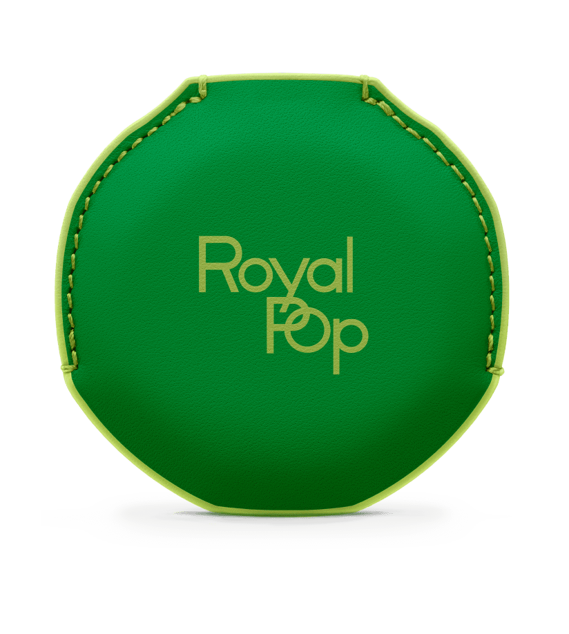 View of product LEATHER COVER - GREEN EIGHT