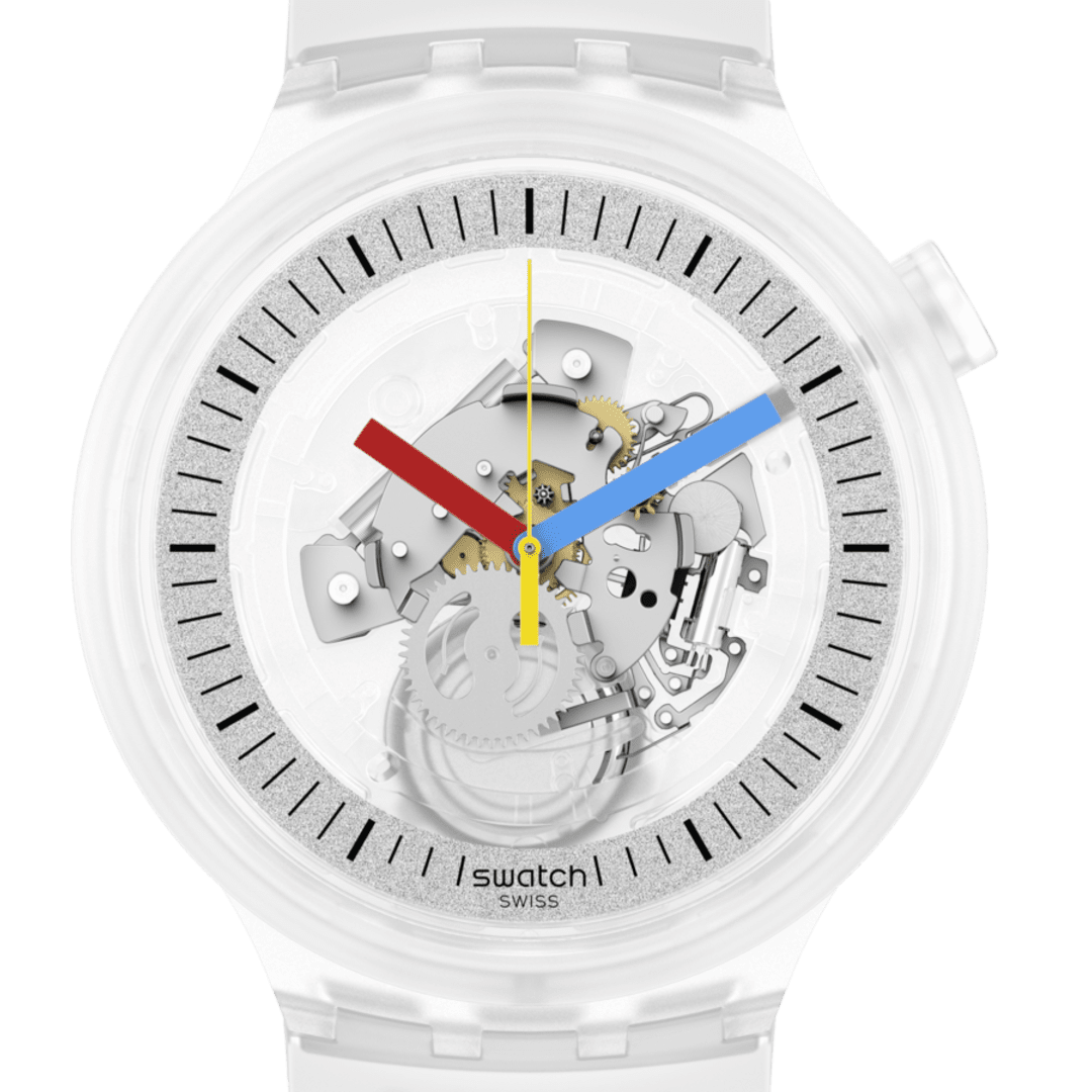 Swatch best sale transparente mujer