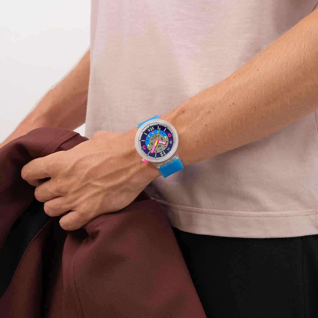 SWATCH NEON HIELO - SB01K400 | Swatch® Singapore SWATCH NEON HIELO - SB01K400 | Swatch® Singapore